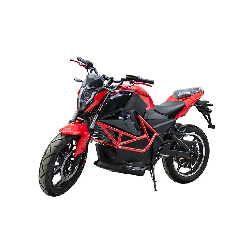 Elektrická motorka na cestách so 17 -palcovým motocyklom